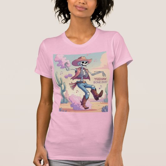 Yeehaw Bone Dust – Kickin’ Up Fun in the Desert! T-shirt (Voorkant)