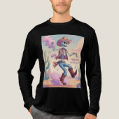 Yeehaw Bone Dust – Kickin’ Up Fun in the Desert! Tri-Blend Shirt (Voorkant volledig)