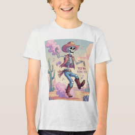 Yeehaw Bottenstof – Leuk avontuur in de woestijn! Tri-Blend Shirt