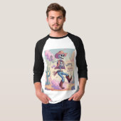 Yeehaw Bottenstof – Leuk bezig in de woestijn! T-shirt (Voorkant volledig)