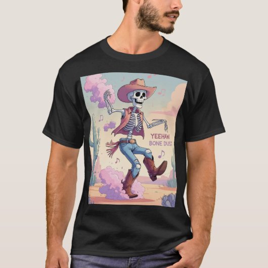 Yeehaw Bottenstof – Leuk bezig in de woestijn! T-shirt (Voorkant)