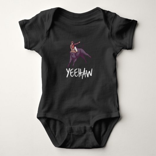 Yeehaw - Bull Riding Romper (Voorkant)