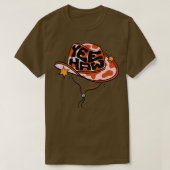 Yeehaw Cowboy Pet T-shirt (Design voorkant)