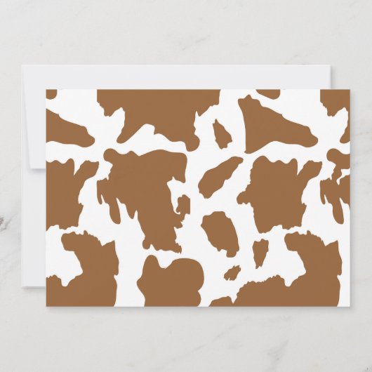 Yeehaw Cowboy Westerne Birthday Party Bedankkaart (Achterkant)