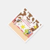 Yeehaw Cowboy Westerne Birthday Party Servet (Hoek)