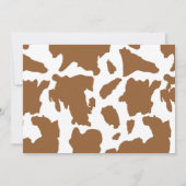 Yeehaw Cowgirl Westerne Birthday Party Bedankkaart (Achterkant)