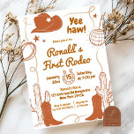 Yeehaw Disco Cowboy eerste Rodeo Verjaardagsjongen Kaart<br><div class="desc">Yeehaw Rodeo Western Boy Birthday Party,  Disco Ball Cowboy Eerste Rodeo Verjaardagsfeest,  Country Cowboy Party,  Desert Cactus Kids Verjaardag,  Wild West Cowboy Verjaardagsfeest,  Western Pony Kids Verjaardagsfeest,  Cowgirls Eerste Rodeo Verjaardagsfeest,  Cowboys Country Rodeo Verjaardagsuitnodiging.</div>