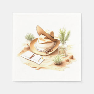 Yeehaw Jubilations: Wild West Cowboy Baby shower Servet