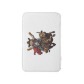 Yeehaw Kat - Wild West Cat Cowboy Rodeo Badmat (Voorkant Verticaal)