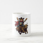 Yeehaw Kat - Wild West Cat Cowboy Rodeo Koffiemok (Center)