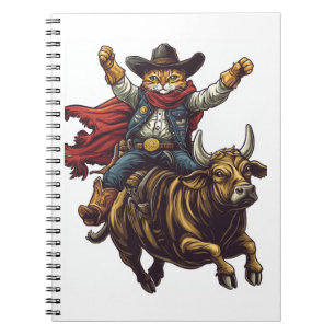 Yeehaw Kat - Wild West Cat Cowboy Rodeo Notitieboek