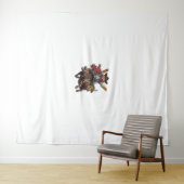 Yeehaw Kat - Wild West Cat Cowboy Rodeo Wandkleed (In Situ (horizontaal))