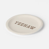 Yeehaw mijn eerste Rodeo verjaardagsfeestje Bord N (Gekanteld)