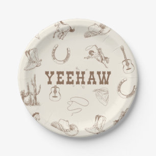 Yeehaw mijn eerste Rodeo verjaardagsfeestje Bord N
