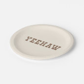 Yeehaw mijn eerste Rodeo verjaardagsfeestje Bord N (Gekanteld)