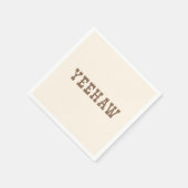 Yeehaw mijn eerste Rodeo verjaardagsfeestje Bord N Servet (Hoek)