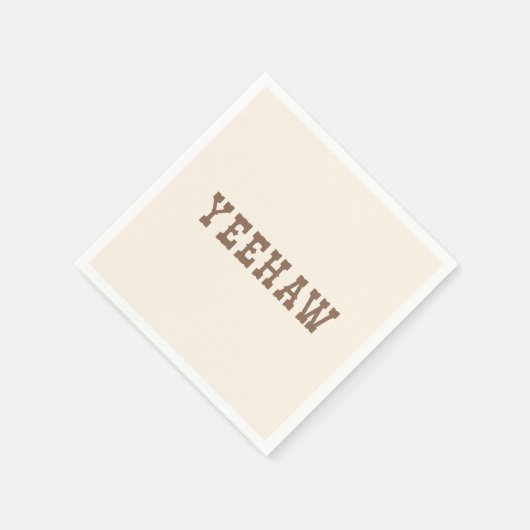 Yeehaw mijn eerste Rodeo verjaardagsfeestje Bord N Servet (Hoek)