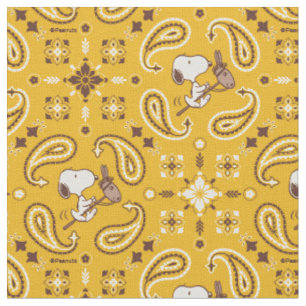 Yeehaw! Snoopy Cowboy rijdt op Hobbypaard Bandana Stof