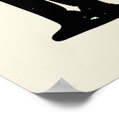 Yeehaw Typografie Western Wall Ranch Cabin Home Poster (Hoek)