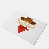 Yeehaw Western Country Howdy Southern Cowboy Yee H Deurmat (Schuin)