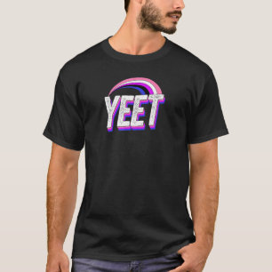 Yeet Meme Genderfluid Pride Vlag Regenboog Millenn T-shirt