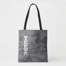 Yeet Slate Gray Stealth Camouflage Canvas tas