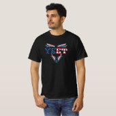yeet with US flag T-shirt (Voorkant volledig)