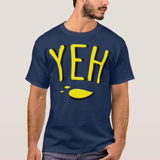 Yeh v1 70s girl t-shirt (Voorkant)