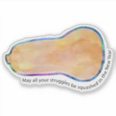 Yehi Ratsones Squash Blessing Sticker (Voorkant)