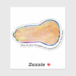Yehi Ratsones Squash Blessing Sticker