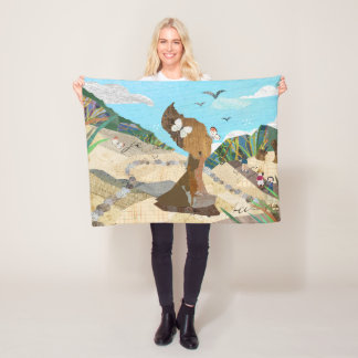 Yehliu Queen's Head Artistic Rug Fleece Deken