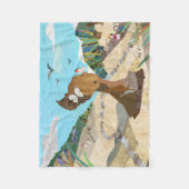 Yehliu Queen's Head Artistic Rug Fleece Deken (Voorkant)