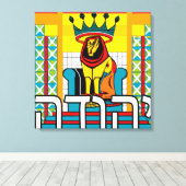 Yehudah Judah Canvas Afdruk (Insitu (Houten vloer))
