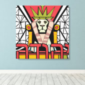 Yehudah Judah Canvas Afdruk (Insitu (Houten vloer))