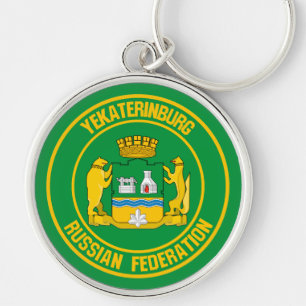 Yekaterinburg Round Emblem Sleutelhanger