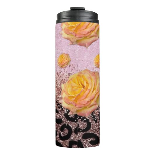 Yekkow Roos Tumbler Thermosbeker (Voorkant)