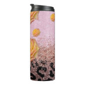 Yekkow Roos Tumbler Thermosbeker (Geroteerd rechts)