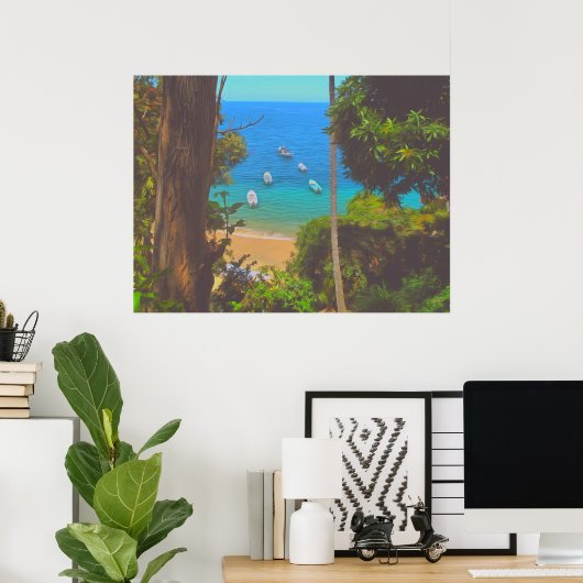 Yelapa 1017 Art Print (Thuiskantoor)