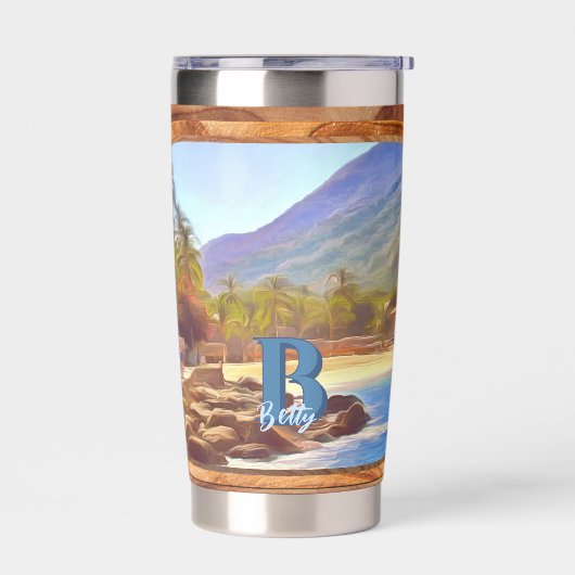 Yelapa Beach 761 Geïsoleerde Drinkbeker (Links)