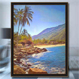 Yelapa Beach 761 Kunstdruk Poster