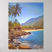 Yelapa Beach 761 Kunstdruk Poster (Voorkant)