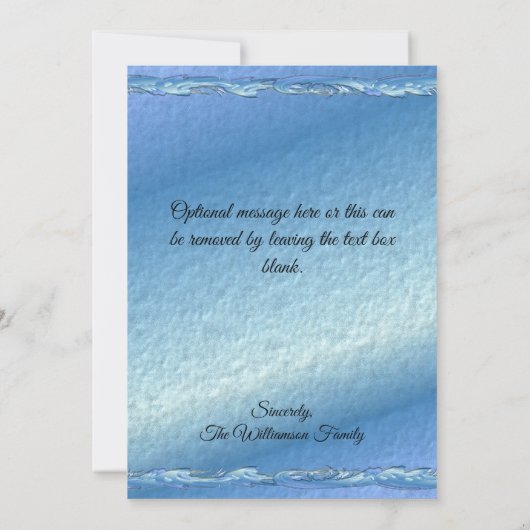 Yelapa Beach Familie Dank u 761 Bedankkaart (Achterkant)