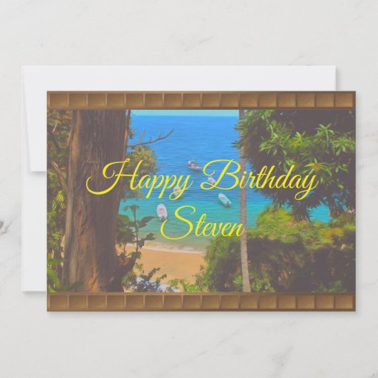 Yelapa Birthday 1017 Kaart (Voorkant)