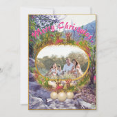 Yelapa Familie Kerstmis 821 Feestdagenkaart (Voorkant)