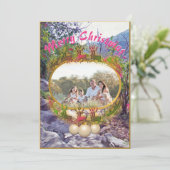 Yelapa Familie Kerstmis 821 Feestdagenkaart (Staand voorkant)