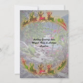 Yelapa Familie Kerstmis 821 Feestdagenkaart (Achterkant)