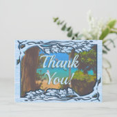 Yelapa Hartelijk dank 1017 Bedankkaart (Staand voorkant)