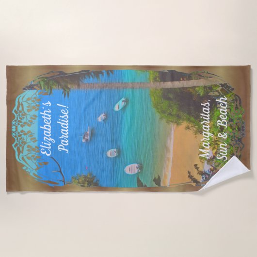 Yelapa Paradise Margaritas 1017 Strandlaken (Voorkant)