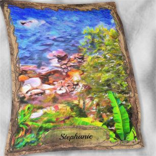 Yelapa Scenic Path View 0819 Fleece Deken