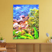 Yelapa Schilderachtig Uitzicht 0819 art. Canvas Afdruk (Insitu (Woonkamer))